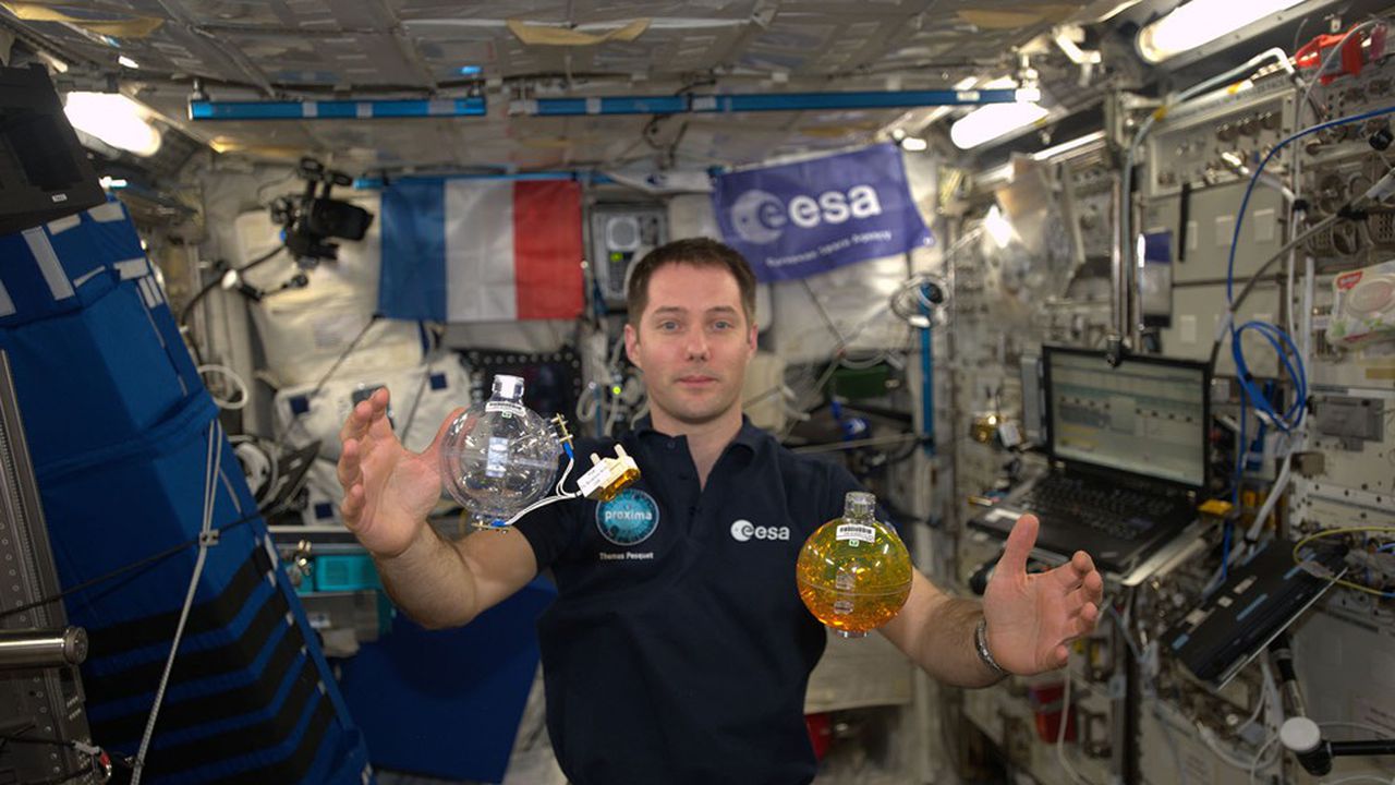 Thomas Pesquet dans l'ISS